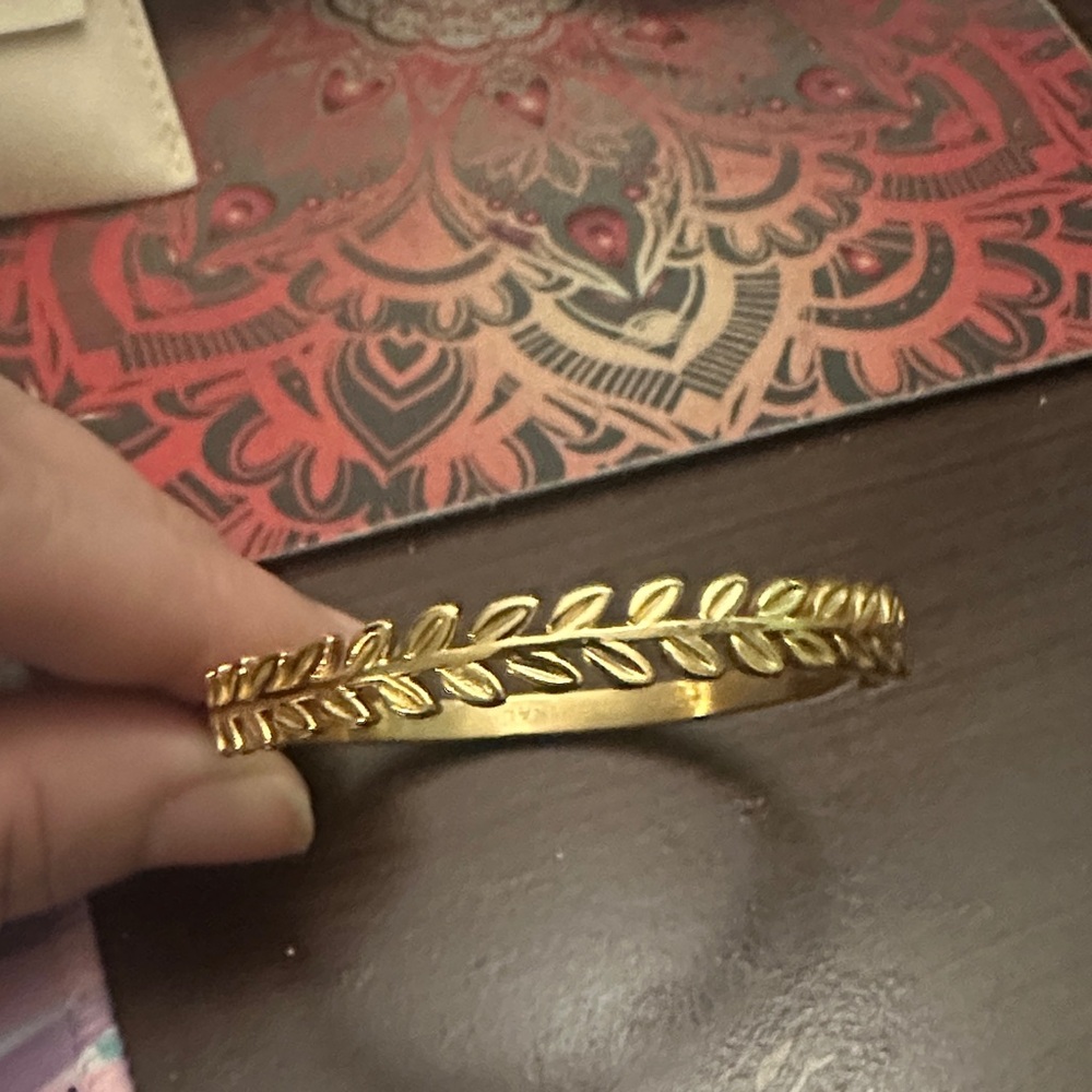 Palestine Olive Layering Bangle - Picture 2 of 7